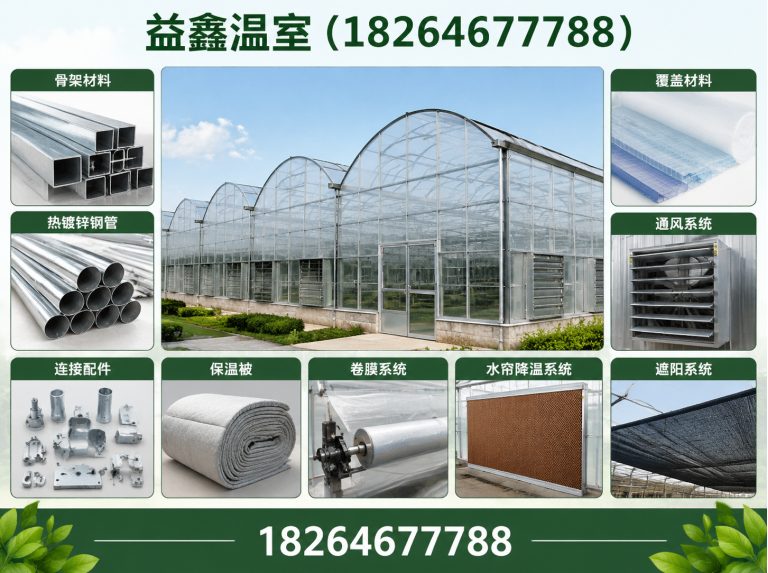 潍坊连栋温室展示图